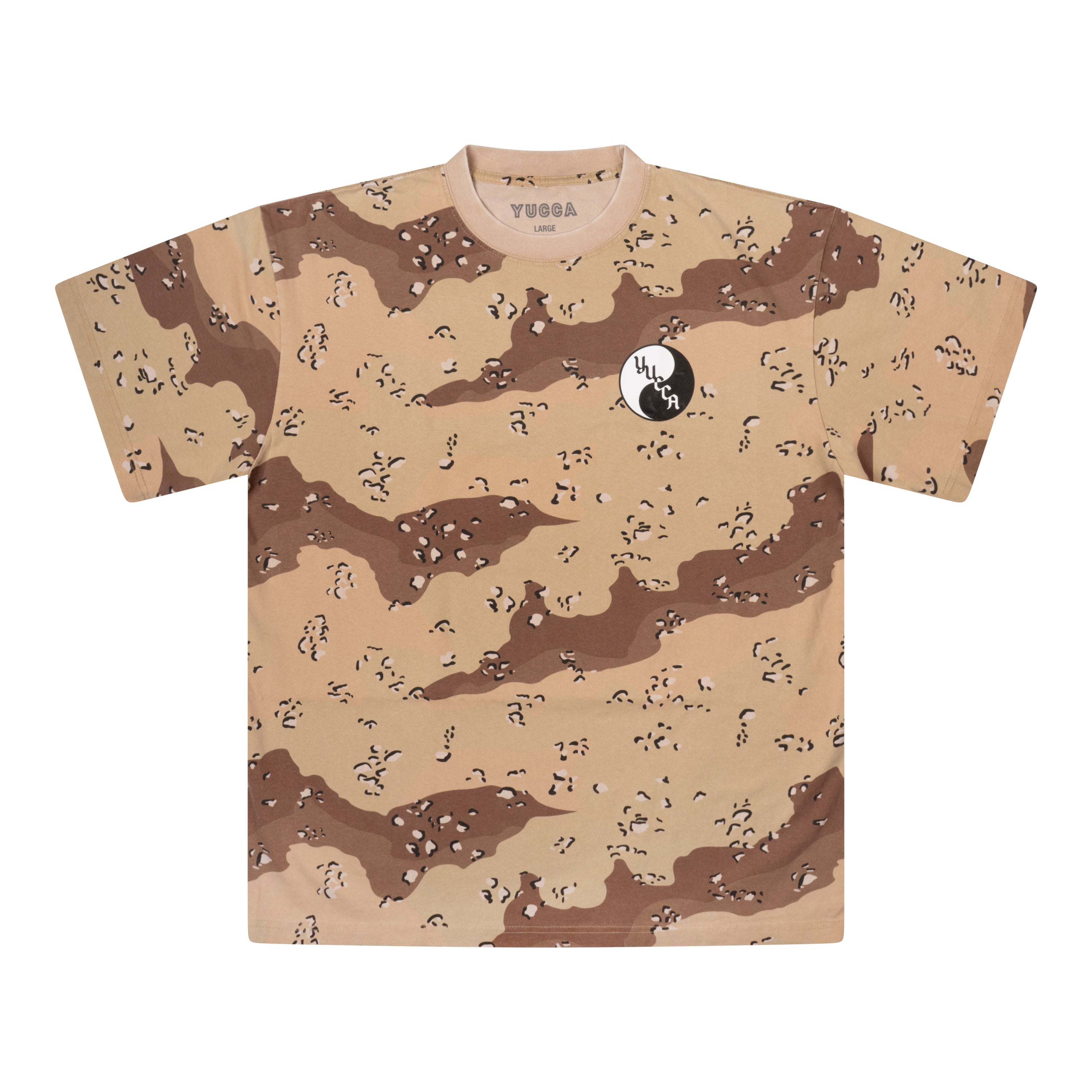 Yucca Yin & Yang Desert Storm Men's T-Shirt