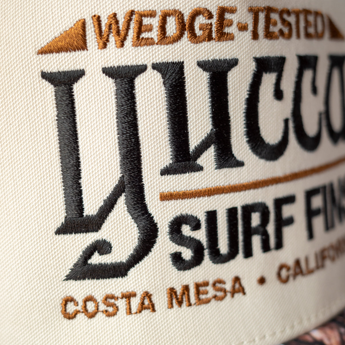 Wedge Tested Snapback Natural / Camo - Yucca Fins