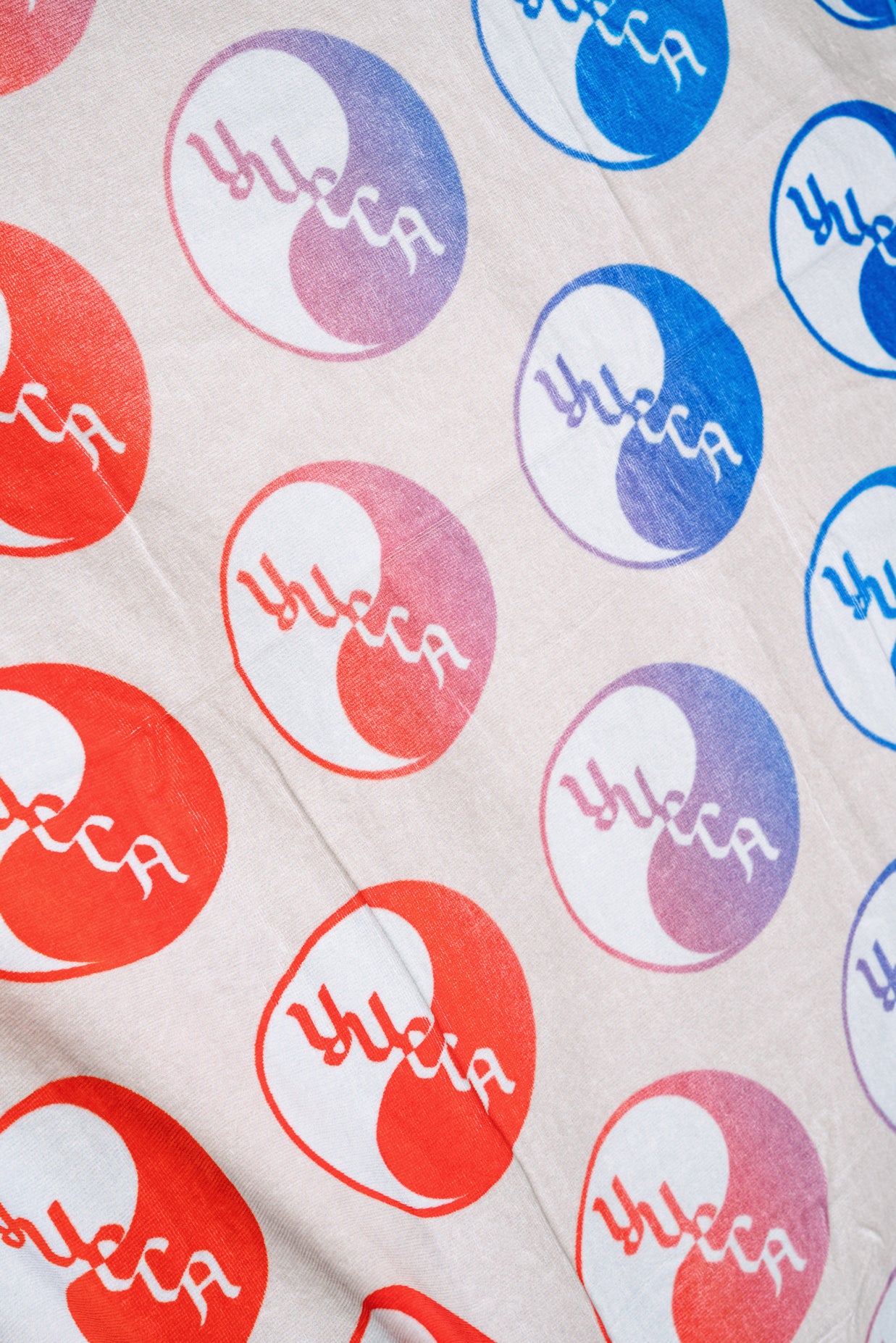 Close up of Yucca Yin Yang Beach Towel