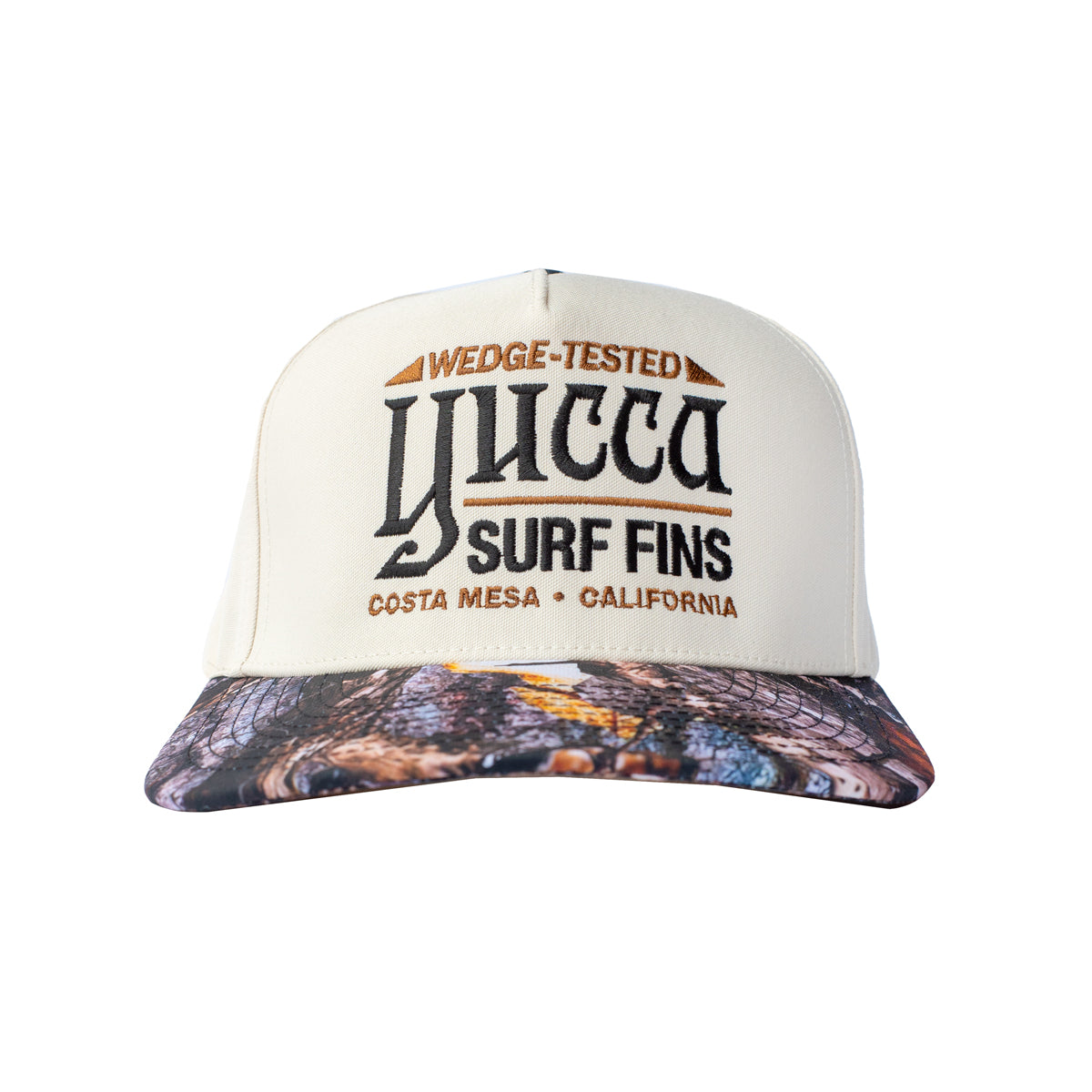 Wedge Tested  Snapback Natural / Camo - Yucca Fins